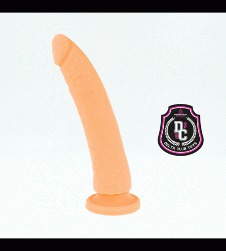Dildo Consolador NATURAL SILICONA MEDICA 20 X 4CM