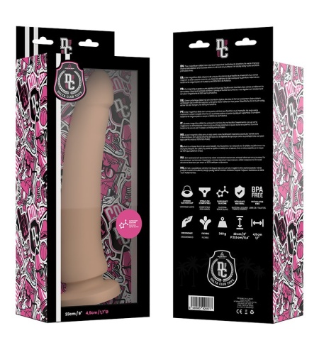 Dildo Consolador NATURAL SILICONA MEDICA 23 X 4.5 CM