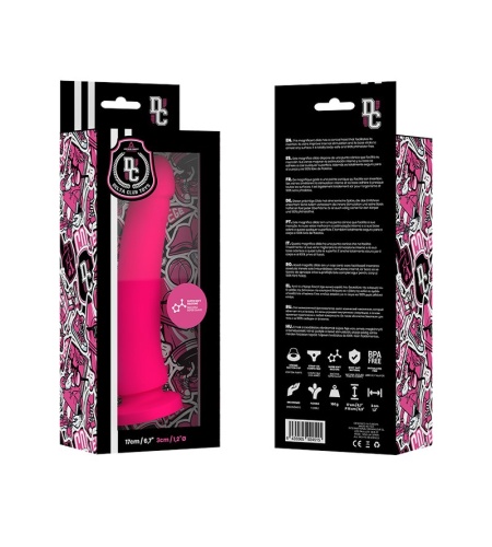 Dildo Consolador ROSA SILICONA MEDICA 17 X 3CM