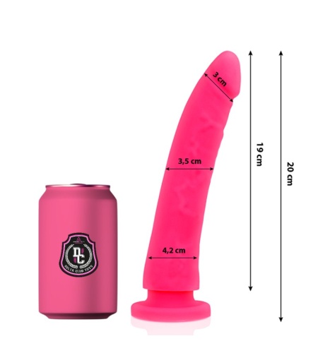 Dildo Consolador ROSA SILICONA MEDICA 20 X 4CM