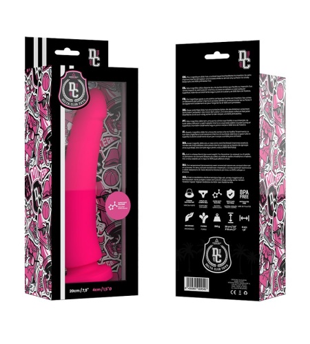 Dildo Consolador ROSA SILICONA MEDICA 20 X 4CM