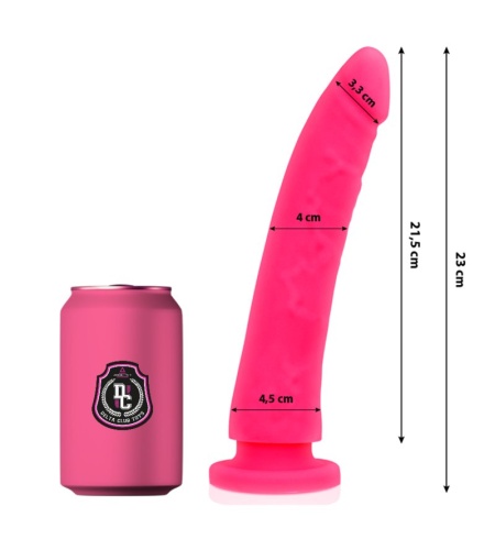 Dildo Consolador ROSA SILICONA MEDICA 23 X 4.5 CM