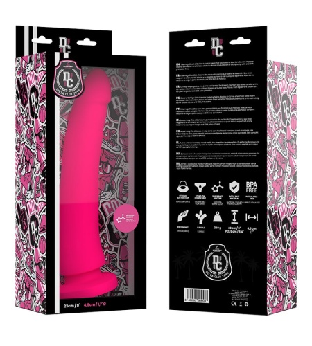 Dildo Consolador ROSA SILICONA MEDICA 23 X 4.5 CM