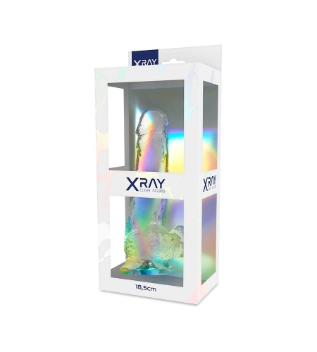 Dildo Transparente de 18.5CM X 3.8CM