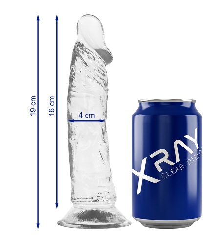 Clear Dildo 19 CM X 4CM