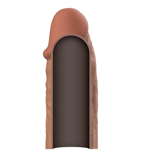 Funda para el Pene de Silicona V3 MARRON