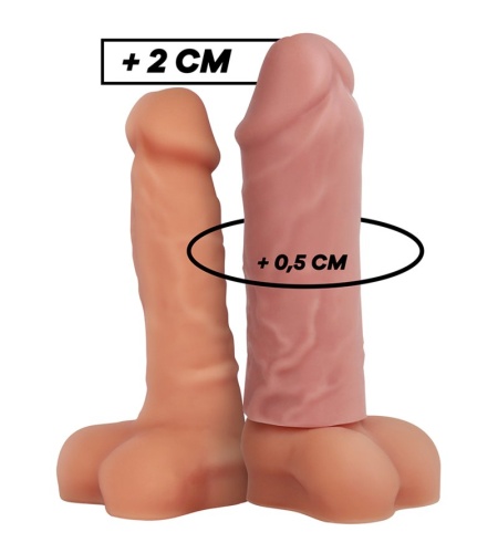 Funda para el Pene de Silicona V3 NATURAL