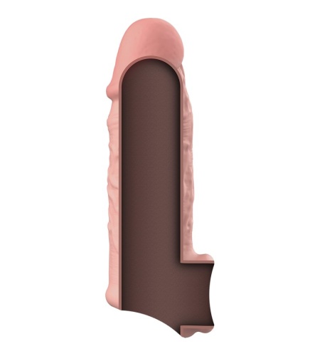 Funda Realista Pene Silicona V7 NATURAL