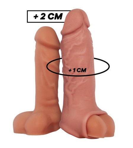 Funda Realista Pene Silicona V9 NATURAL