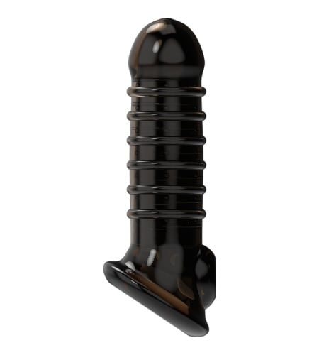 Funda Texturizada para pene V15 NEGRO