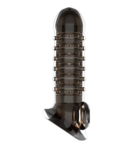 Funda Texturizada para pene V15 NEGRO