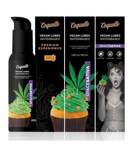 Coquette Gel Lubricante CALOR SPACE SATIVA 100ML