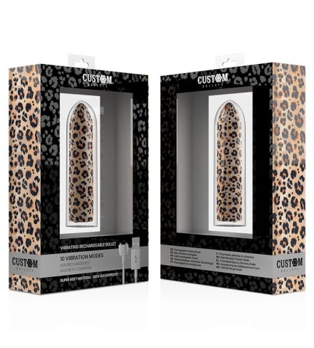 Bala Vibradora Custom LEOPARD 10 INTENSIDADES