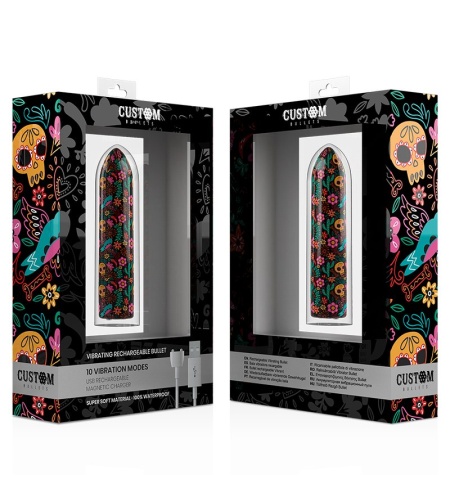 Bala Vibradora Custom SKULL 10 INTENSIDADES