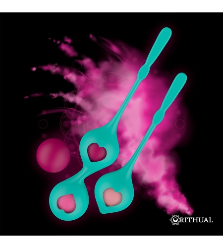 RITHUAL Kit Entrenamiento Suelo Pélvico VERDE AQUA