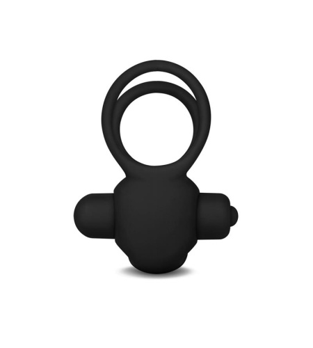 Anillo Vibrador Doble Power Clit Duo Negro