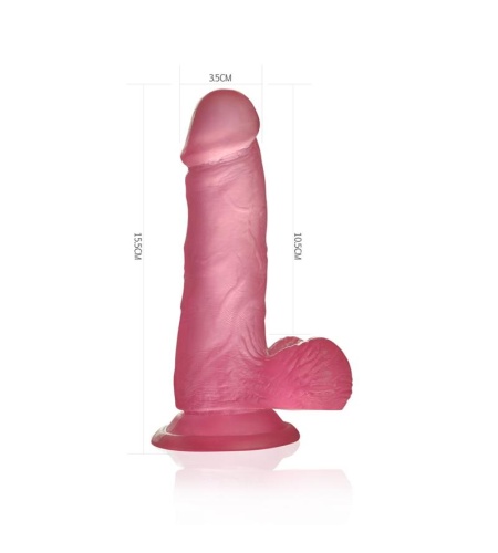 Dildo Jelly Studs 6 Rosa