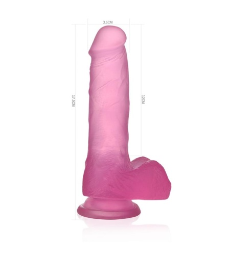 Dildo Jelly Studs 7 Púrpura
