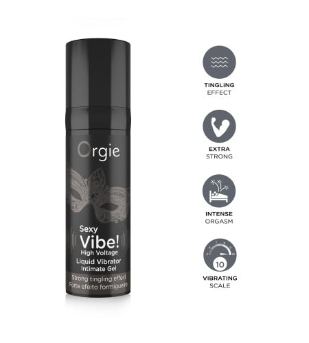 Orgie sexy vibe! vibrador liquido extra fuerte 15 ml