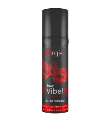 Sexy vibe! hot vibrador liquido con efecto calor 15 ml