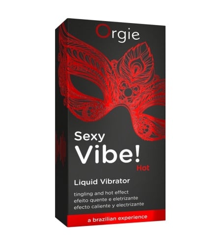 Sexy vibe! hot vibrador liquido con efecto calor 15 ml