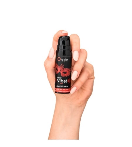 Sexy vibe! hot vibrador liquido con efecto calor 15 ml
