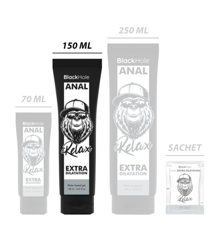 black hole base agua dilatacion anal 150 ml