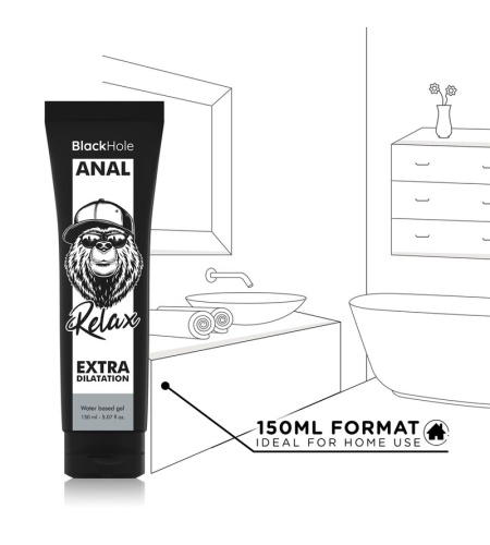 black hole base agua dilatacion anal 150 ml