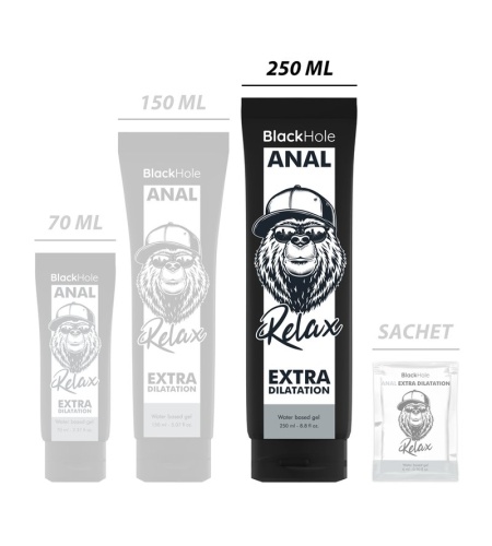 black hole base agua dilatacion anal 250 ml