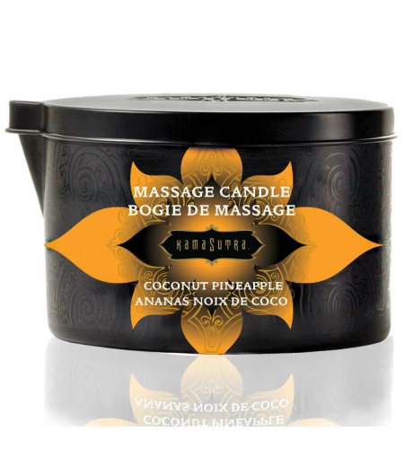 kamasutra vela de masaje coconut y piña 170gr