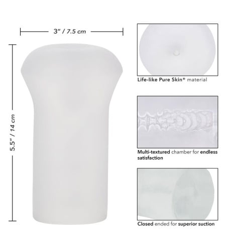 calex masturbador boundless stroker - transparente