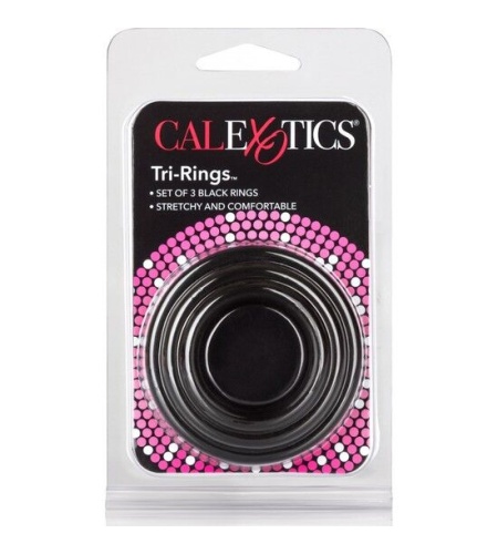 calex set tres anillas negro erección