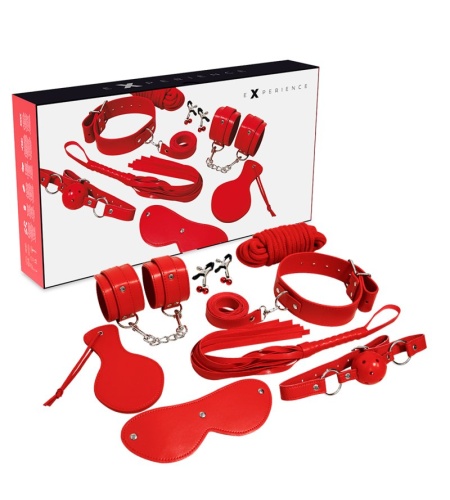 Pack Accesorios Bondage Experience Serie Rojo