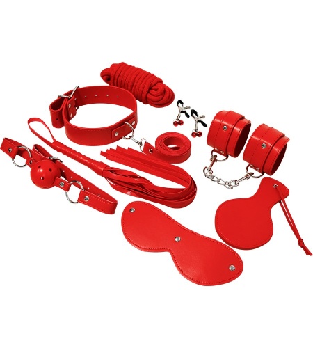Pack Accesorios Bondage Experience Serie Rojo