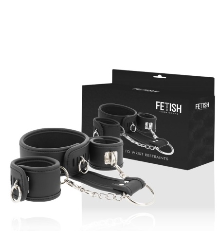 Kit restricción esposas y collar