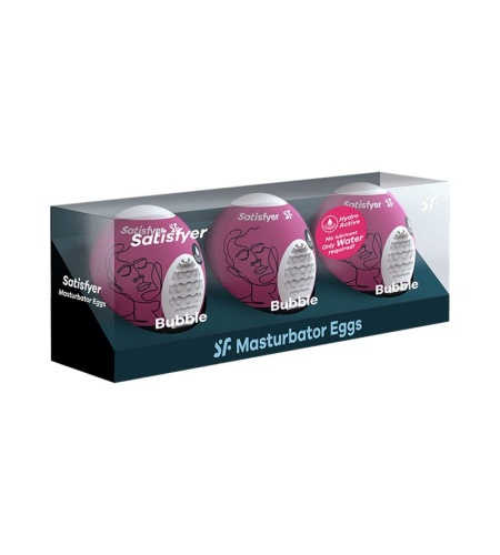 Pack 3 Huevos Satisfyer - Bubble
