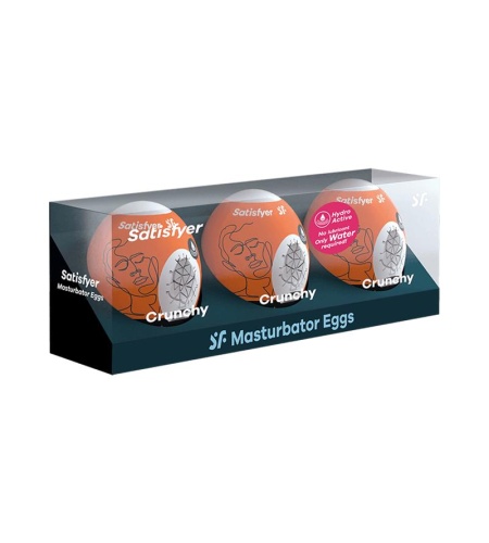 Pack 3 Huevos Satisfyer - Crunchy