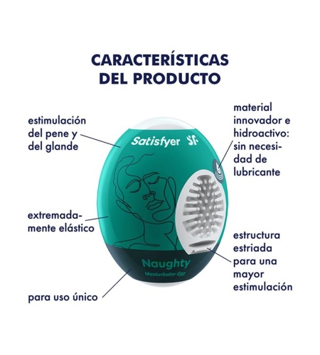 Pack 3 Huevos Satisfyer - Naughty
