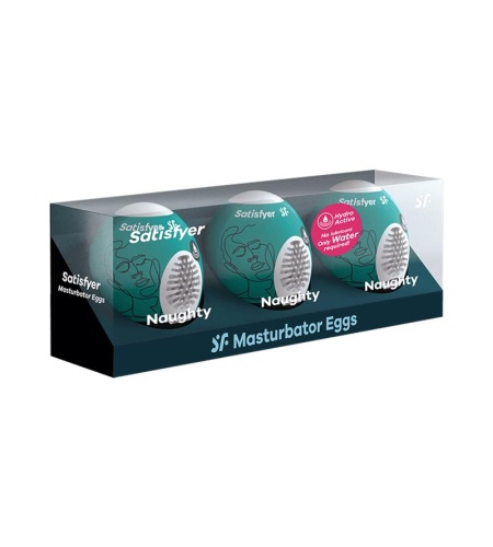 Pack 3 Huevos Satisfyer - Naughty