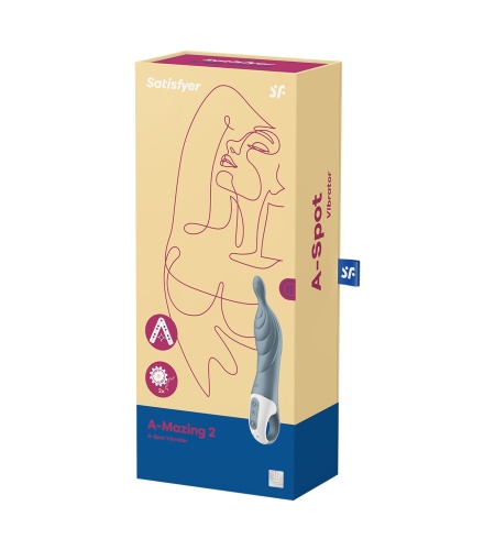Satisfyer A-Mazing 2 Vibrador Punto A - Gris