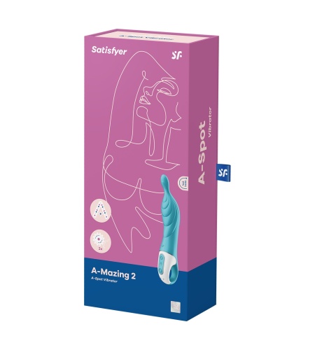 Satisfyer A-Mazing 2 Vibrador Punto A - Turquesa