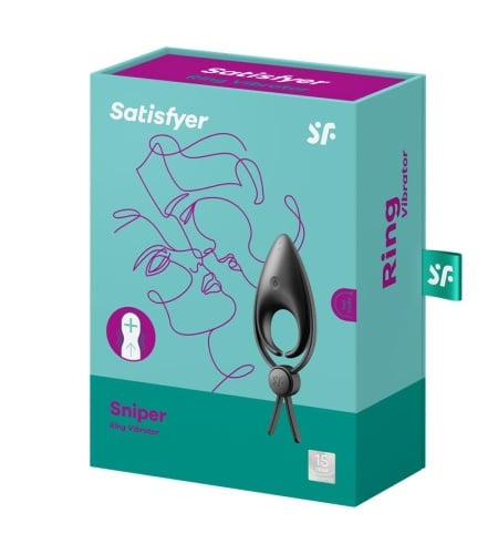 Satisfyer Sniper Anillo Vibrador Negro