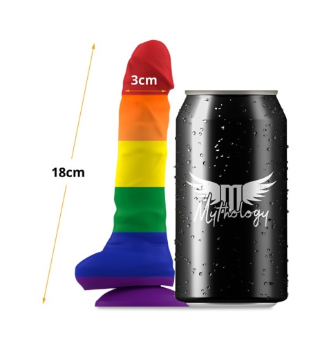 Pride Dildo con Ventosa 18 cm