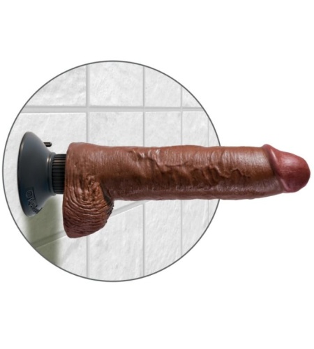 Pene King Cock 25cm Marrón