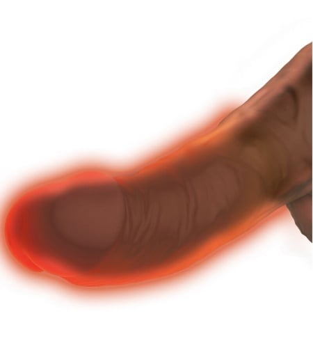 King Cock Plus Marrón Empuje y Calor