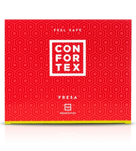 Preservativos Confortex Sabor Fresa 144 unidades