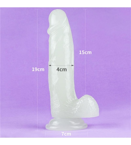Dildo Consolador Flourescente 19 cm