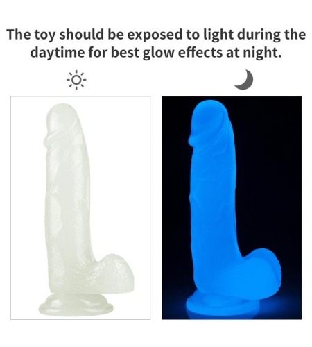 Dildo Consolador Flourescente 19 cm
