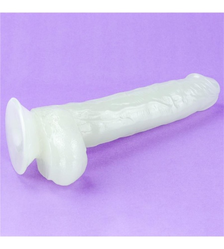 Consolador Flourescente con Brillo en la Oscuridad 26 cm