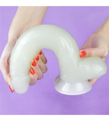 Consolador Flourescente con Brillo en la Oscuridad 26 cm